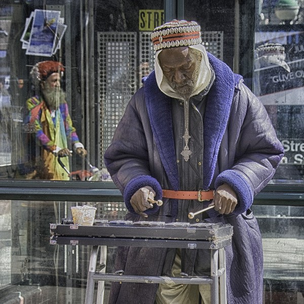 street musician by Eugene Rosenthal